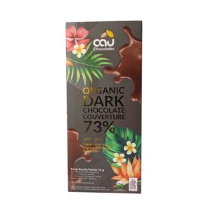 Organic Dark Chocolate 73% Sea Salt – 70 gr