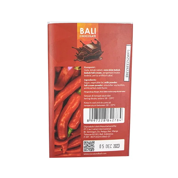 Hot Chilli Chocolate Compound – 50 gr - Image 3