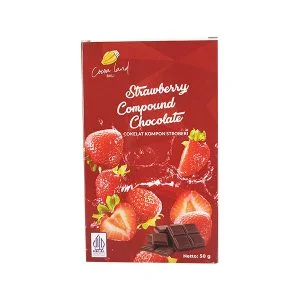 Strawberry Chocolate Compound – 50 gr