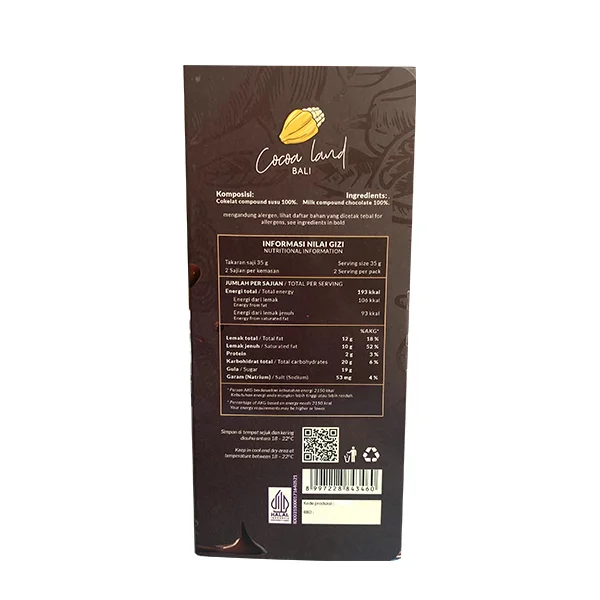 Milk Chocolate Compound – 70gr - Image 3