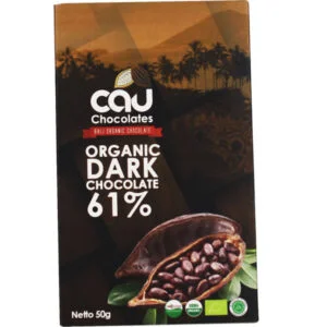 Organic Dark Chocolate 61% - 50 gr