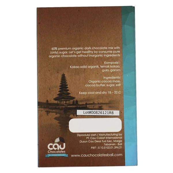 Dark Chocolate 60 % - 50 gr - Image 3