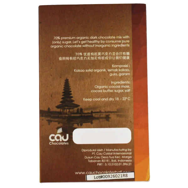 Dark Chocolate 70% - 50 gr - Image 3