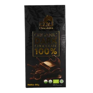 Organic Dark Chocolate 100% - 80 gr